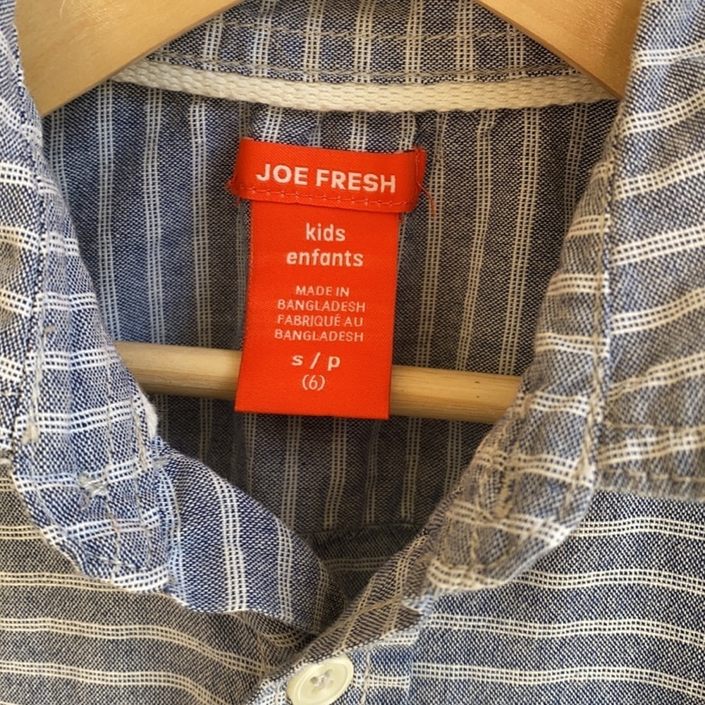 Joe Fresh Chambray Button Up - Picture 5 of 9